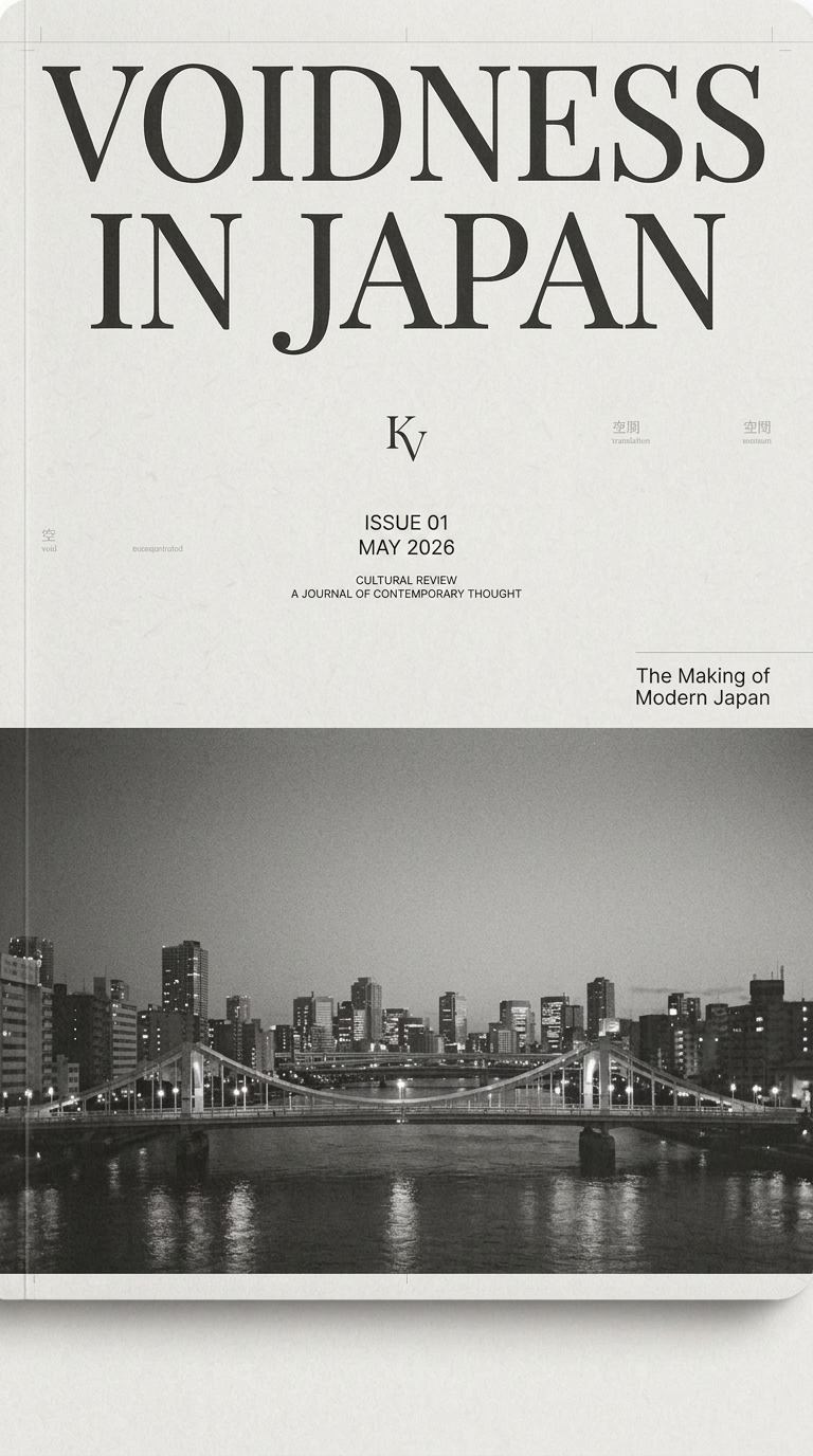 VOIDNESS IN JAPAN — Issue 01: The Inherited Order
